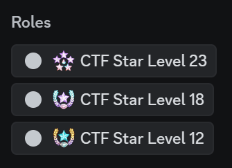 Example of CTF Star roles