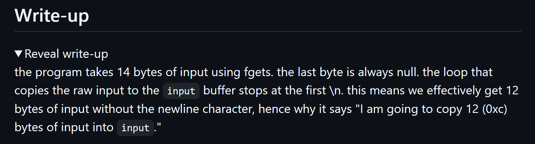 Example of a CTF write-up